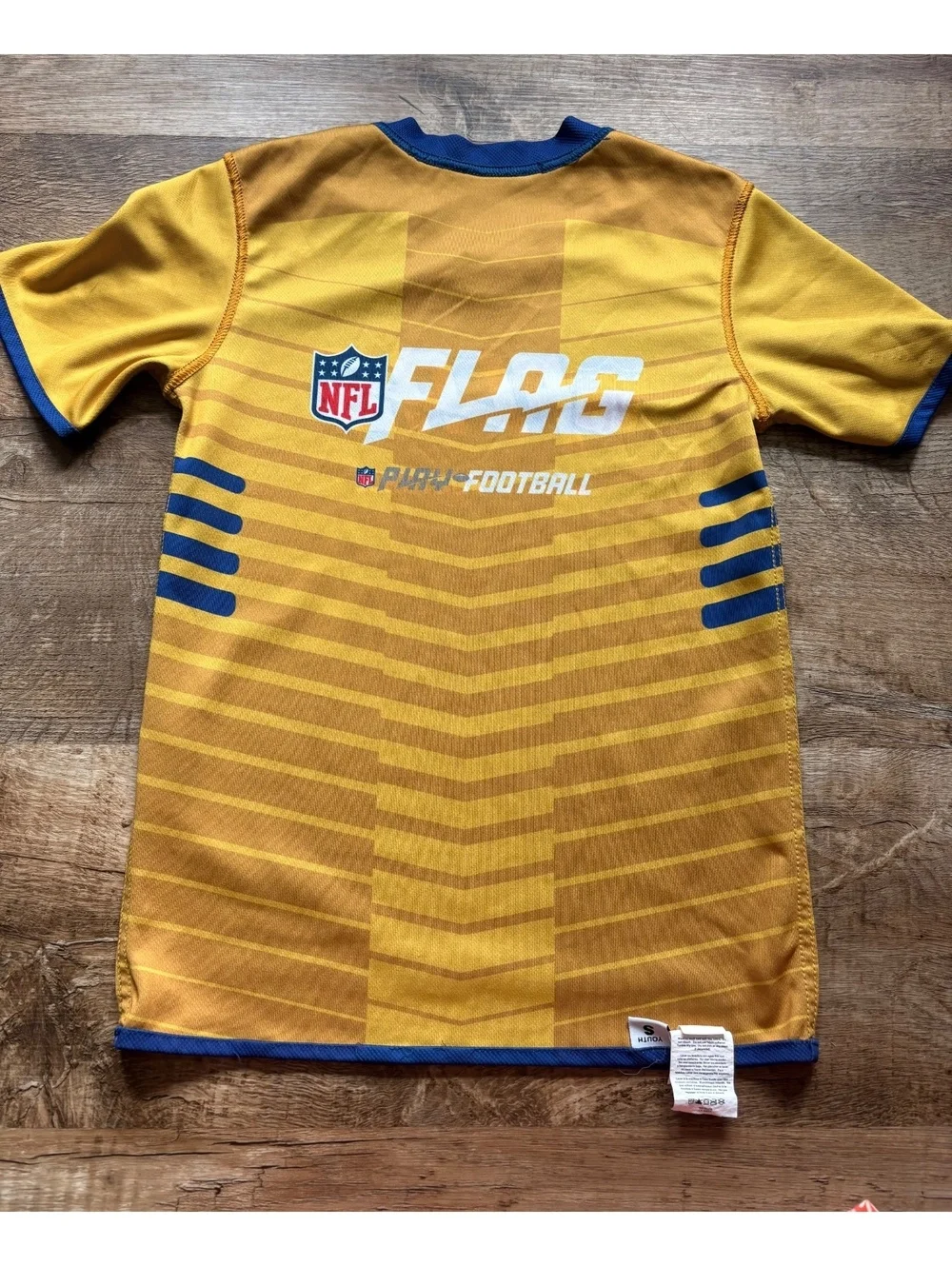 Youth Small Los Angeles Rams Reversable NFL Flag Football Jersey